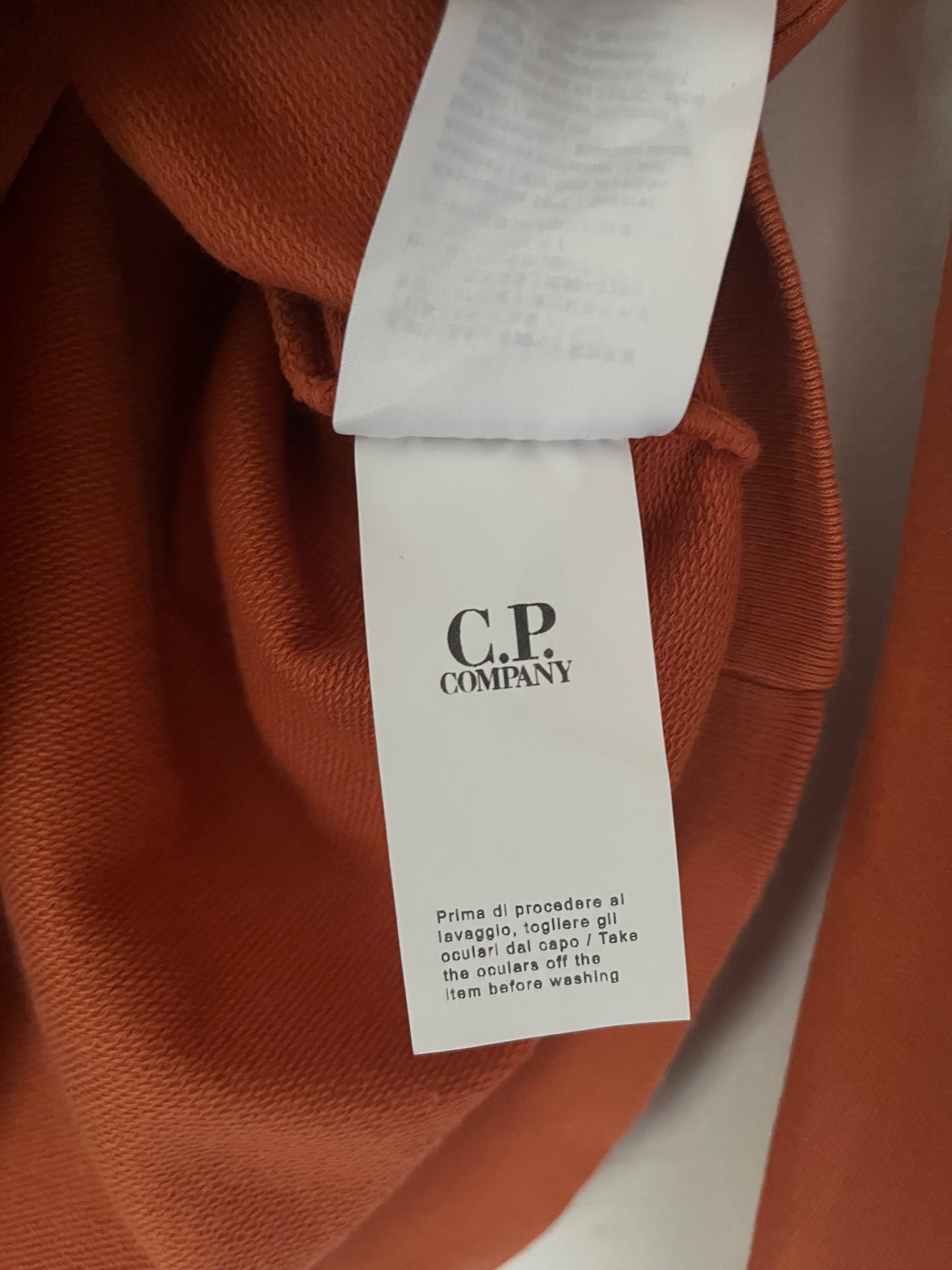 CP.Company Long Sleeve T Shirt /Sweatshirt Size Medium In Coral