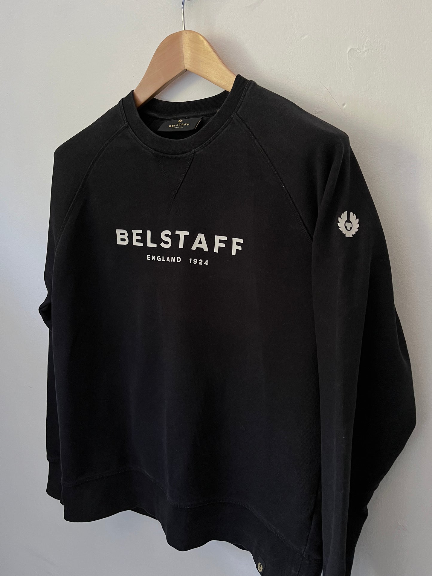 Belstaff sweatshirt size large in black