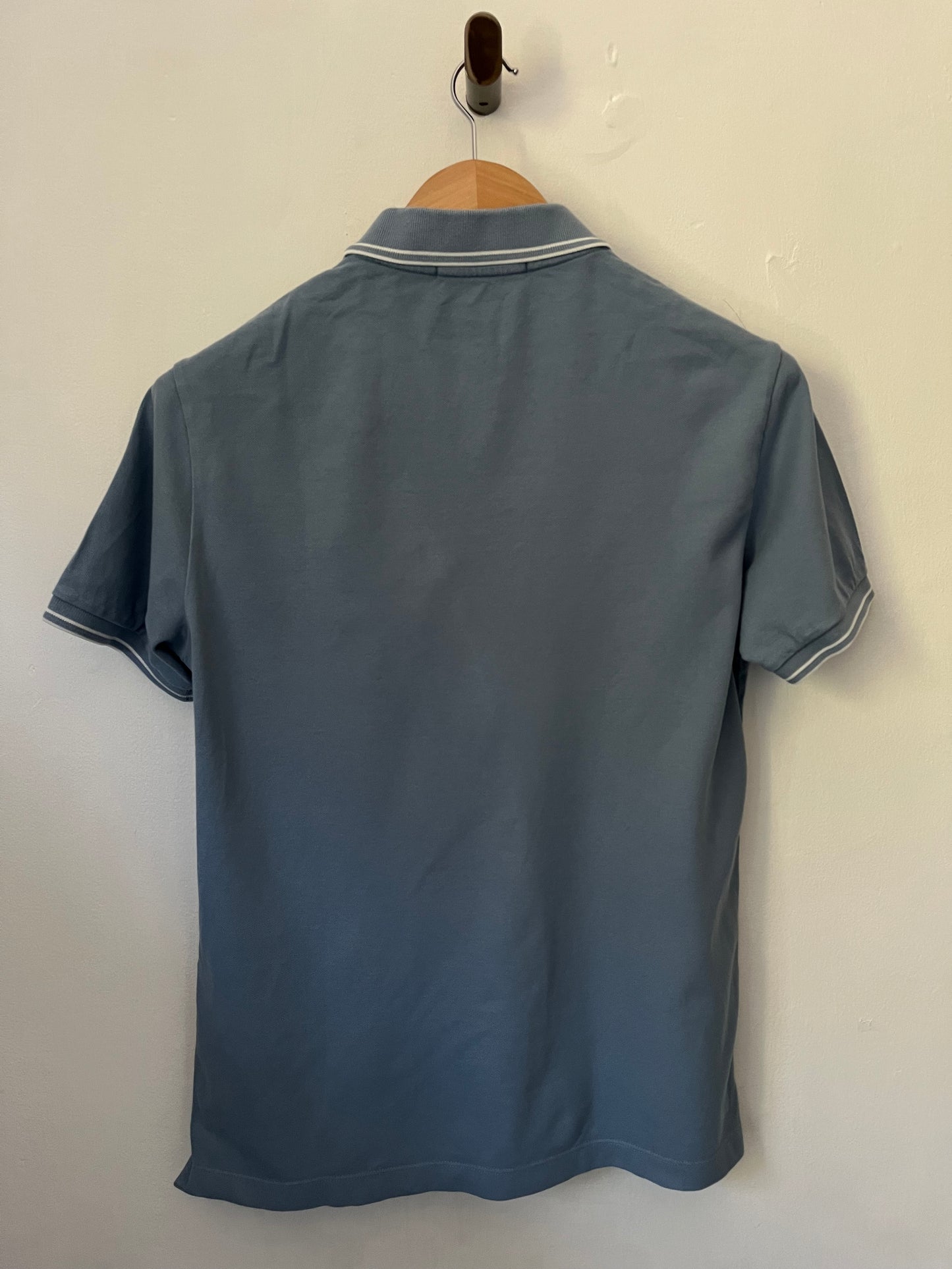 Stone island polo shirt size medium slim fit in blue