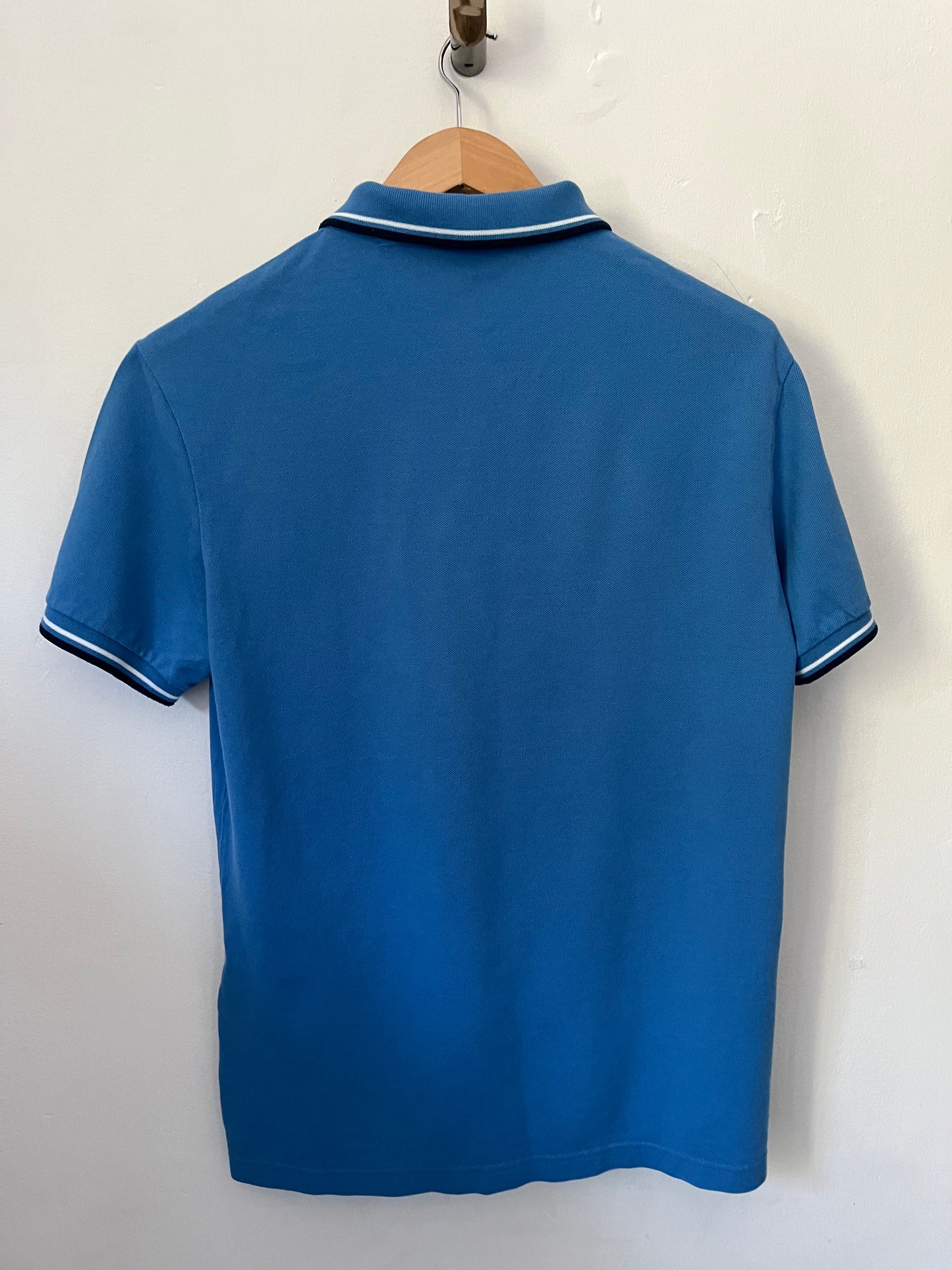 Prada polo shirt size large in light blue