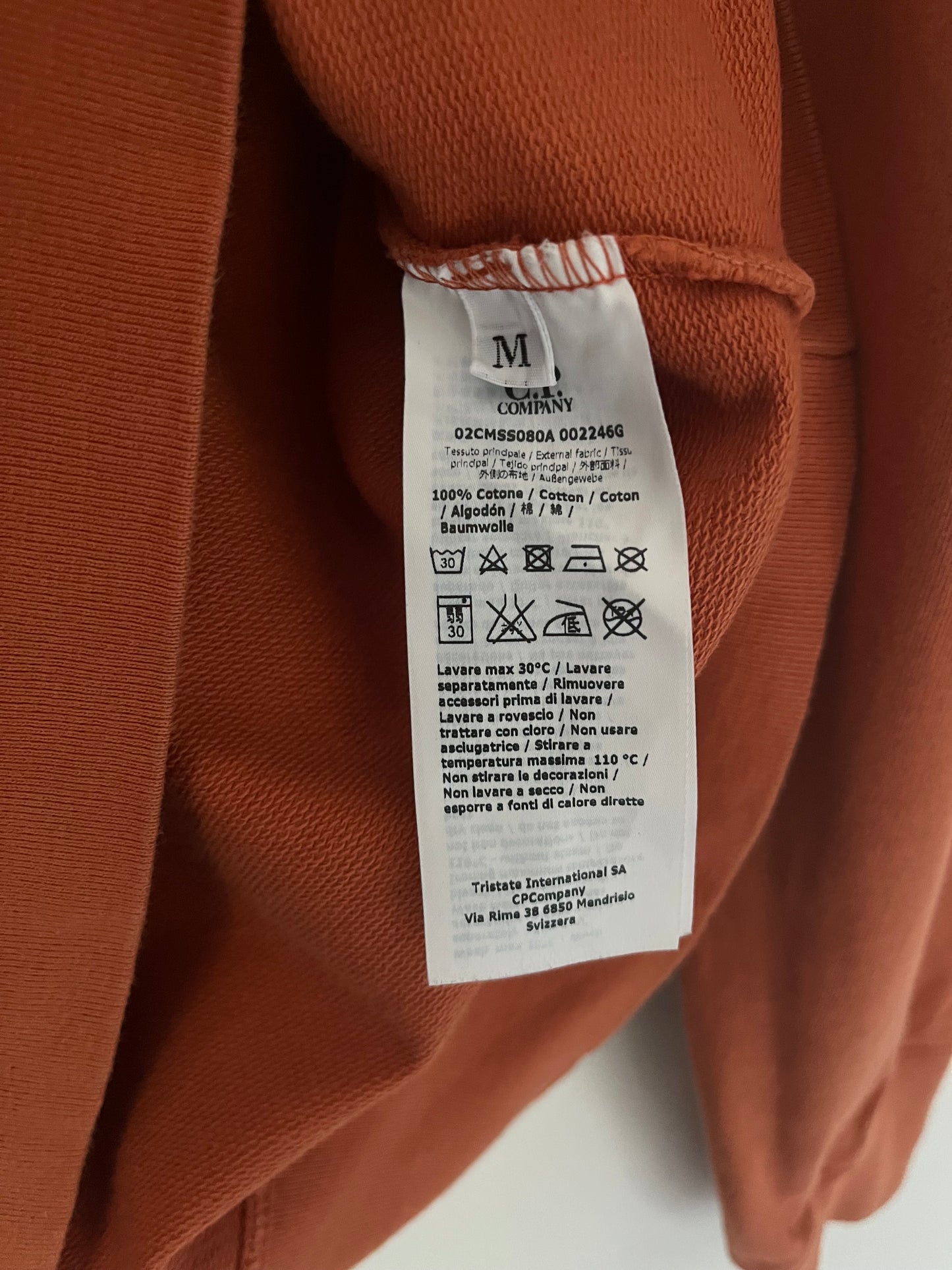 CP.Company Long Sleeve T Shirt /Sweatshirt Size Medium In Coral